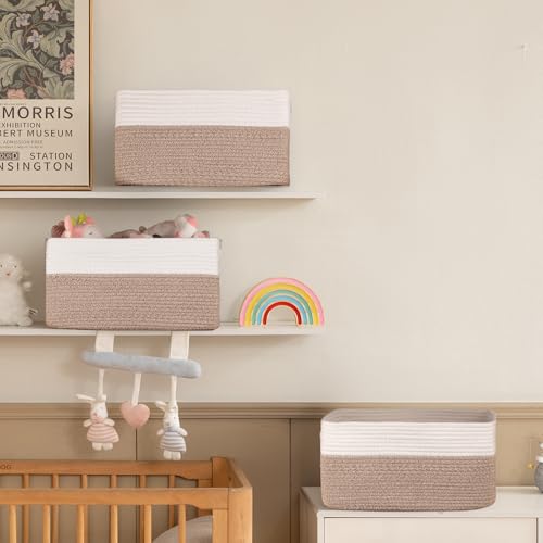 4 Pack Storage Baskets for Organizing (4 Count)