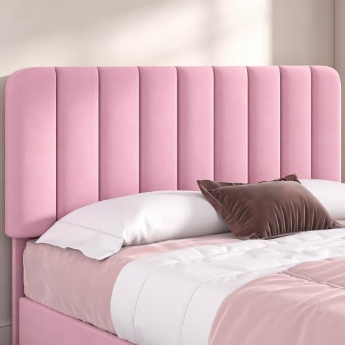 Queen Size Upholstered Bed Frame with 4 Drawers and Headboard