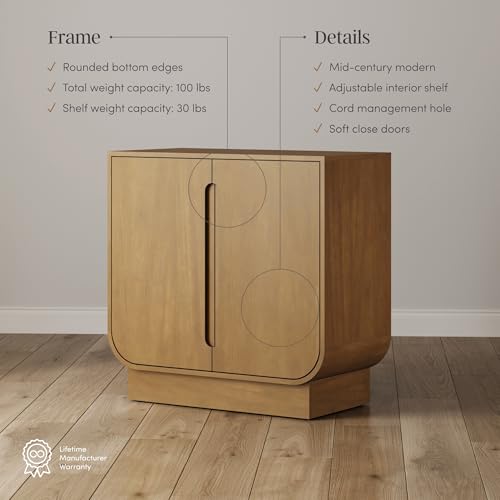 Joey Mid Century Modern Storage Cabinet