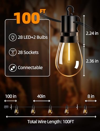 Outdoor Patio String Lights