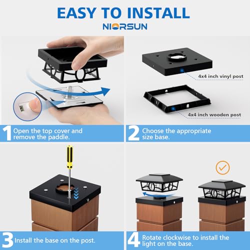 Solar Post Cap Lights (16 Count)