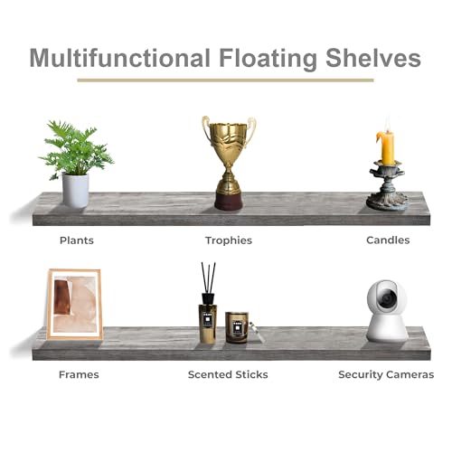 Floating Shelves for Wall Storage (2 Count)