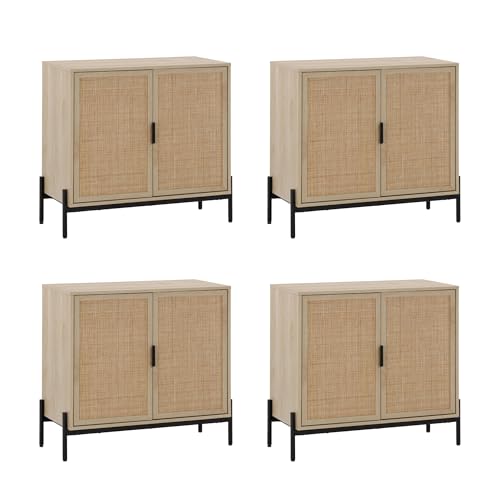 Andrew Bohemian TV Stand or Kitchen Sideboard Credenza (4 Count)