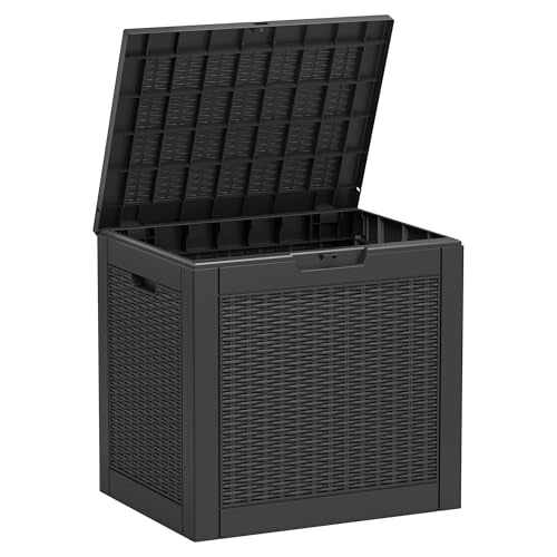 33 Gallon Outdoor Storage Box Waterproof Deck Box for Patio