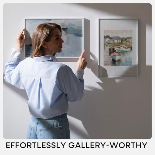 26.75x19.25 White Puzzle Picture Frame