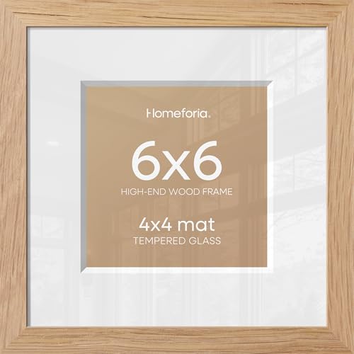 6x6 Natural Oak Picture Frame (2 Count)
