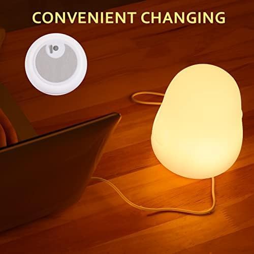 ZKLiLi Cute Penguin Night Light, Penguin Lights for Boys Girls Christmas Gifts Nightlight Kids Teens Room Decor, Silicone Animal Night Lamp