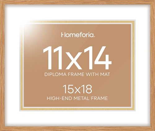 15x18 Natural Oak Diploma Frame (2 Count)