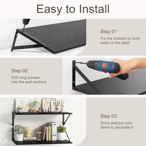10 Inch Deep Floating Shelves