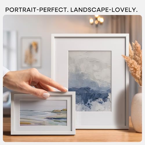 6x9 White Picture Frame (2 Count)