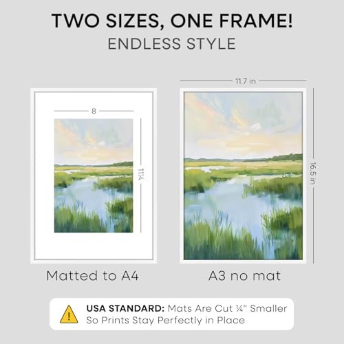 A3 White Picture Frame