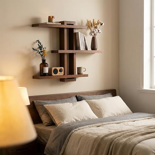 Variable Floating Shelves Wood Set of 3