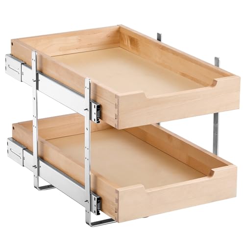 2 Tier Pull Out Cabinet Organizer