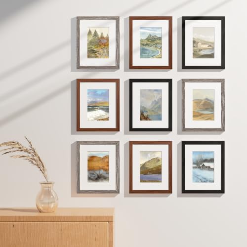 8x10 Picture Frames Set of 9 (9 Count)
