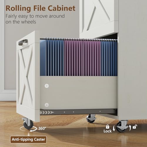 Farmhouse File Cabinet with 2 Drawers