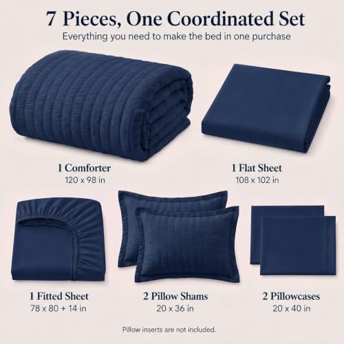 Oversized King Comforter Set 120x98