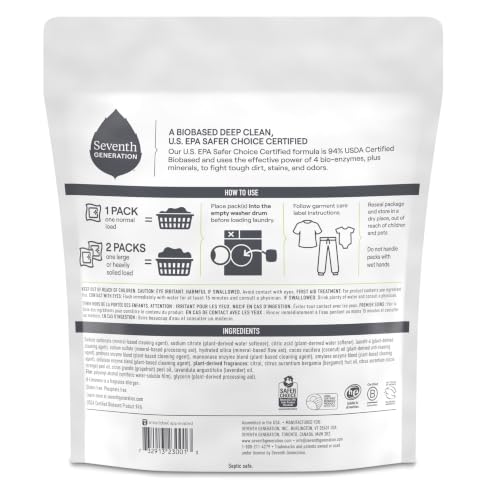 Laundry Detergent Packs Ultra Power Plus 42 Count