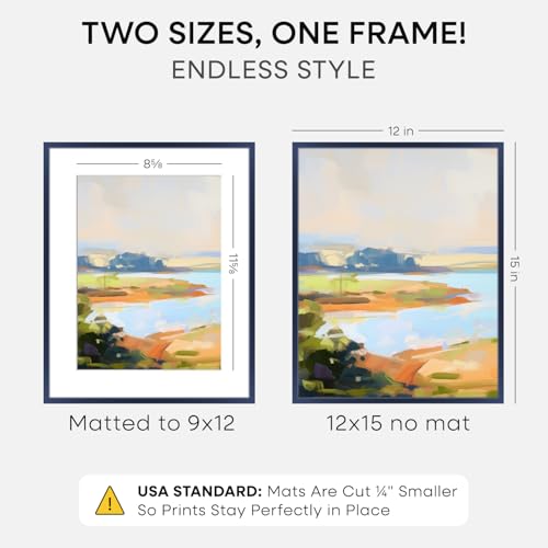 12x15 Blue Picture Frame (2 Count)
