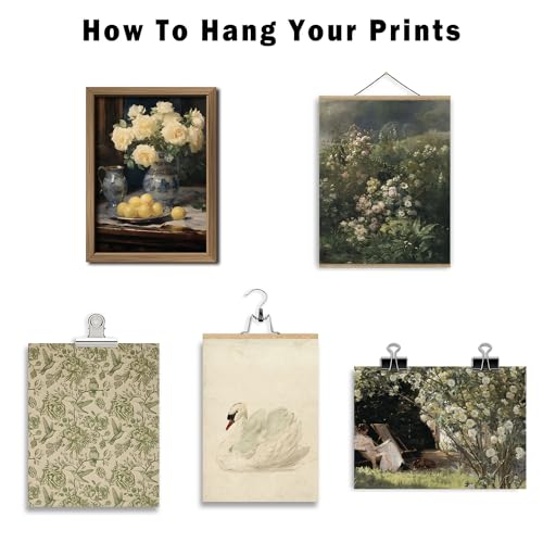 16 PCS Vintage Wall Art Decor (16 Count)