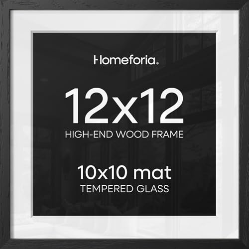12x12 Black Oak Picture Frame