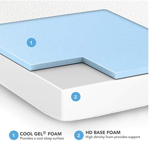 Classic Brands Cool Gel Gel Memory Foam 6-Inch Mattress | CertiPUR-US Certified | Bed-in-a-Box, Full