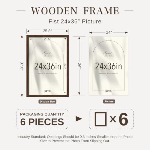 24x36 Poster Frame Set of 6