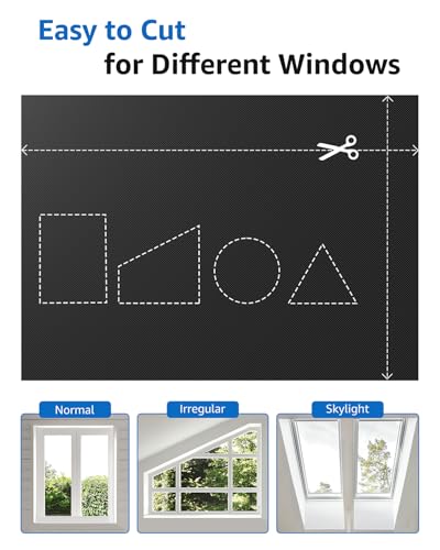 Blackout Curtains for Bedroom Portable 30"x70" Blackout Shades