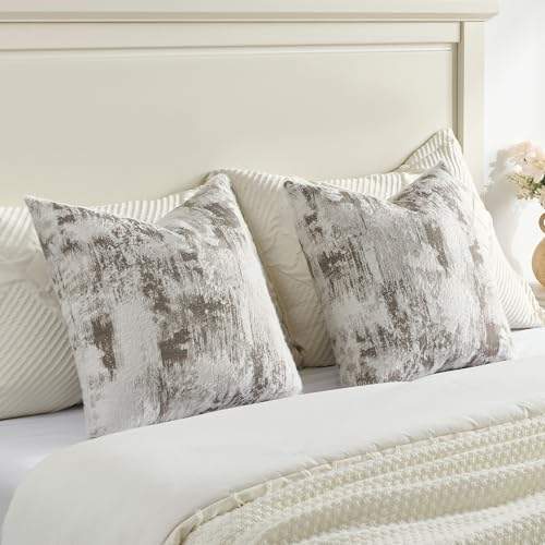 Pack of 2 Faux Cashmere Throw Pillow Covers 12x20 Inch (2 Count)