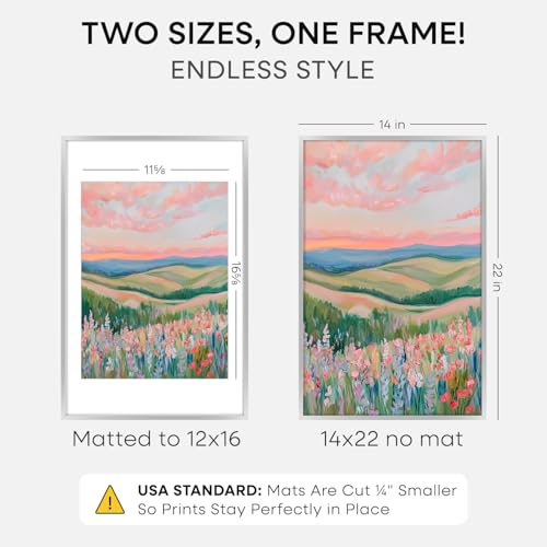 14x22 Silver Picture Frame