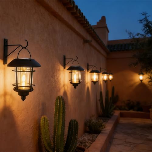 4 Pack Solar Lanterns Outdoor (4 Count)