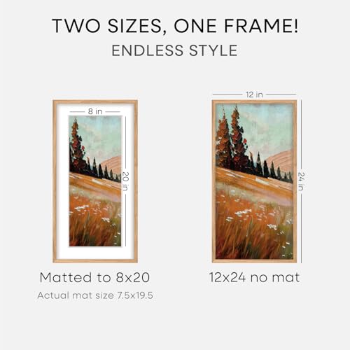 12x24 Natural Oak Picture Frame (3 Count)