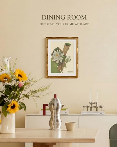 Gold Bamboo Framed Wall Art