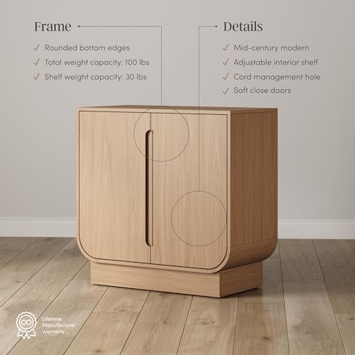 Joey Mid Century Modern Storage Cabinet