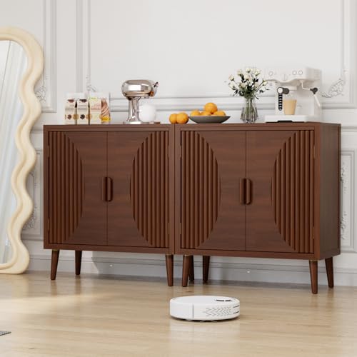 Set of 3 30" Storage Sideboards with Doors (3 Count)