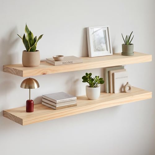 36 Inch Floating Shelves (3 Count)