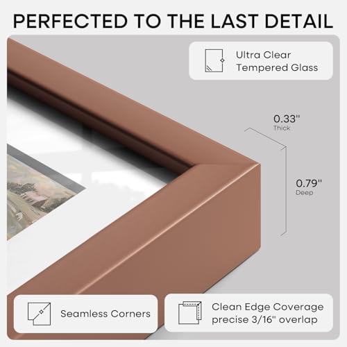16x16 Mocha Picture Frame