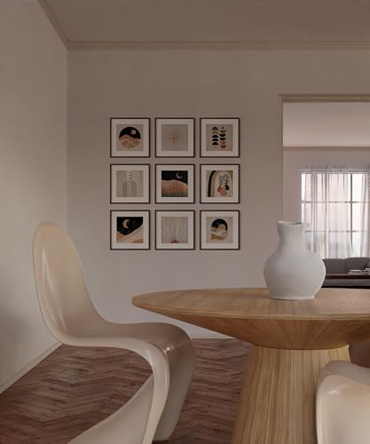 Walnut Oak Wood 16x16 Picture Frames