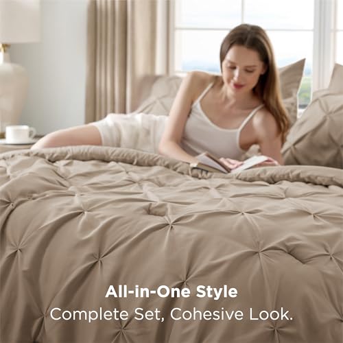 7 Piece Queen Comforter Set & Sheet Set