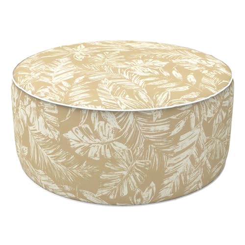 Inflatable Stool Ottoman Footrest with Handle