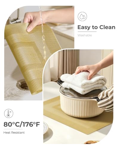 Gold Frame Placemats Set of 12 (12 Count)