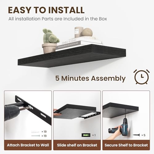 72 inch Floating Shelves for Wall