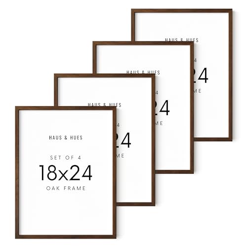 18x24 Walnut Oak Frame Set of 4 (4 Count)