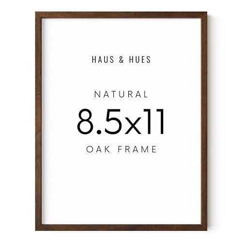 8.5x11 Walnut Oak Frame