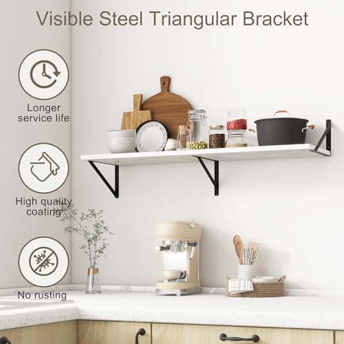 40 Inch Floating Shelves
