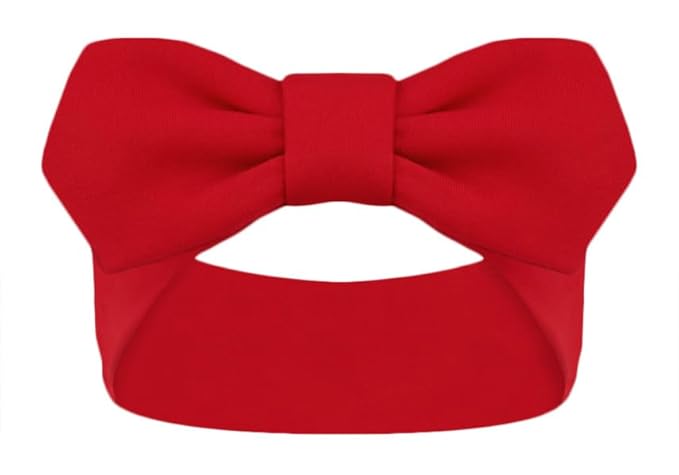 Creative Knitwear Ole Miss Rebels Infant Girls Red Solid Hair Knot Headband Embroidered Logo - Size Newborn - 4T