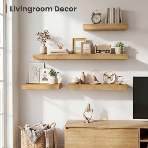 Deep Floating Shelves 72x12” Set of 1