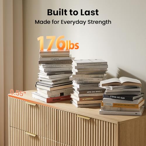 Fluted 6 Drawer Dresser