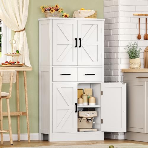 Pantry Cabinet with 4 Doors