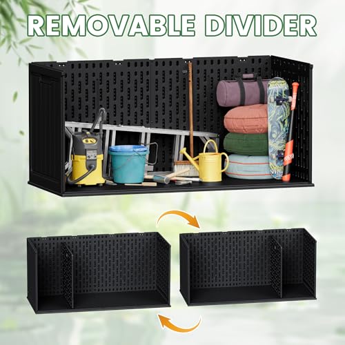 HDPE 260 Gallon Deck Box Double