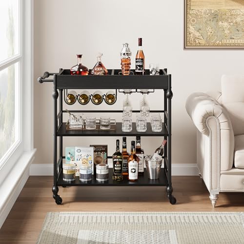 Bar Cart with Wheels